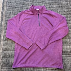 Women's Dunning 1/4 Zip Purple Sweatshirt